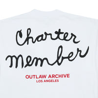 SSV Logo Outlaw Archive Tee (White)